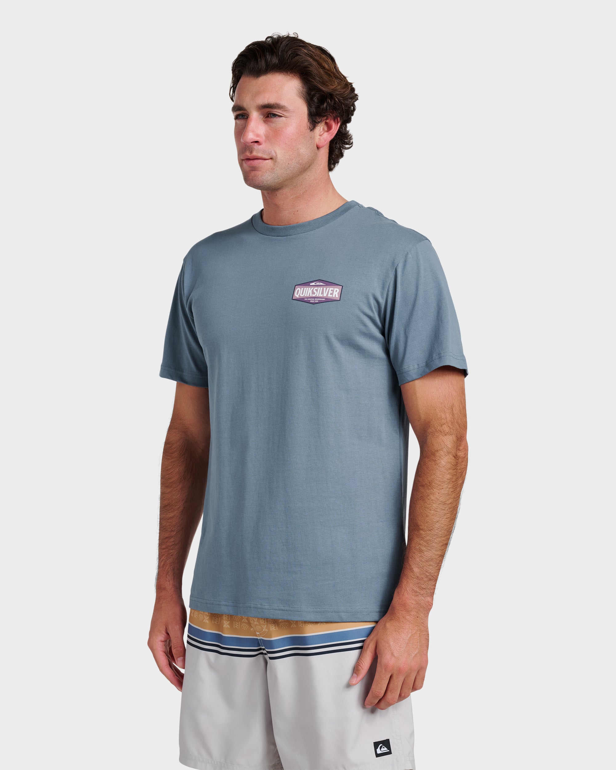 Six Points Classic T-shirt - China Blue - Image 3
