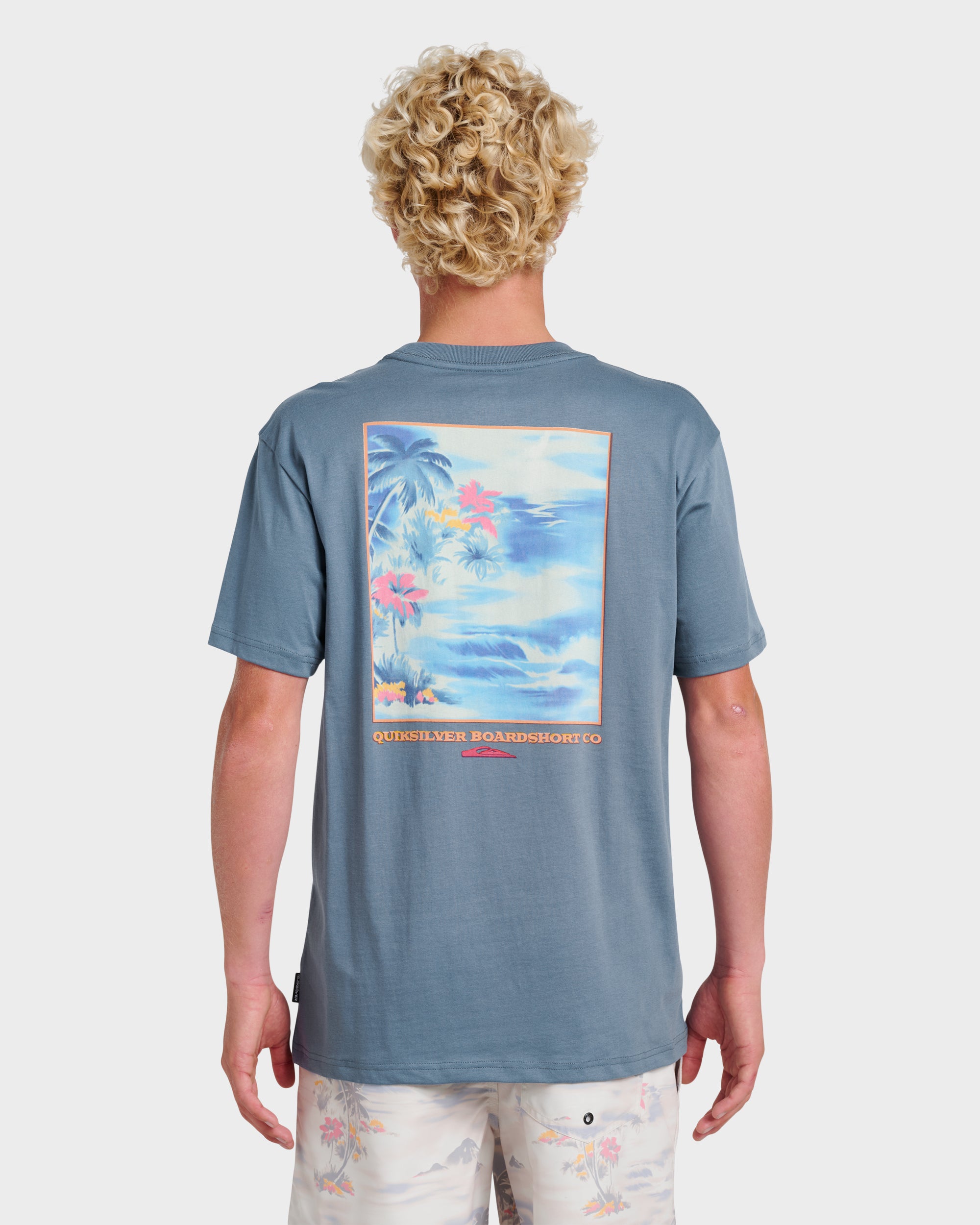 Tropical Surf Classic T-shirt - China Blue - Image 2
