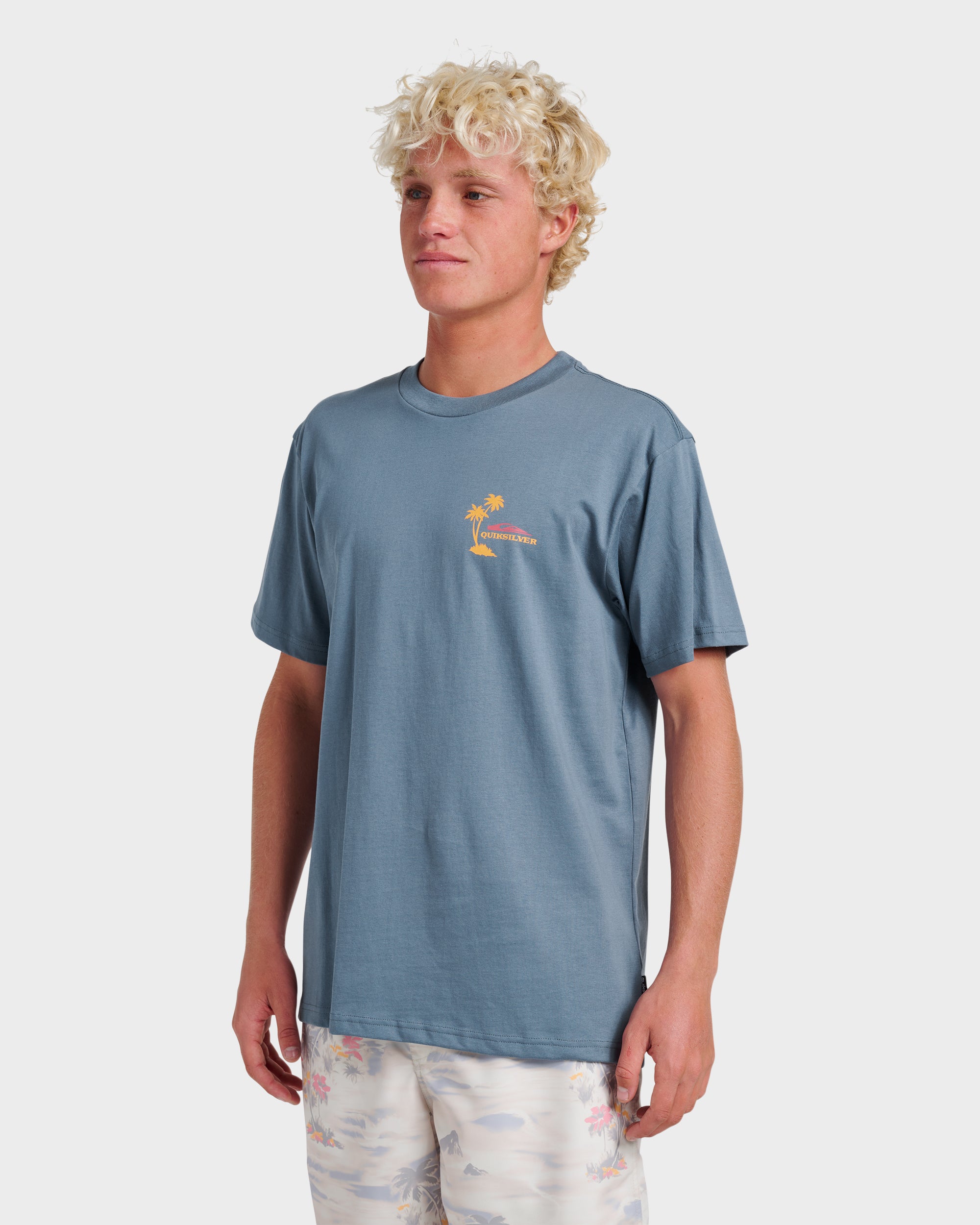 Tropical Surf Classic T-shirt - China Blue - Image 3