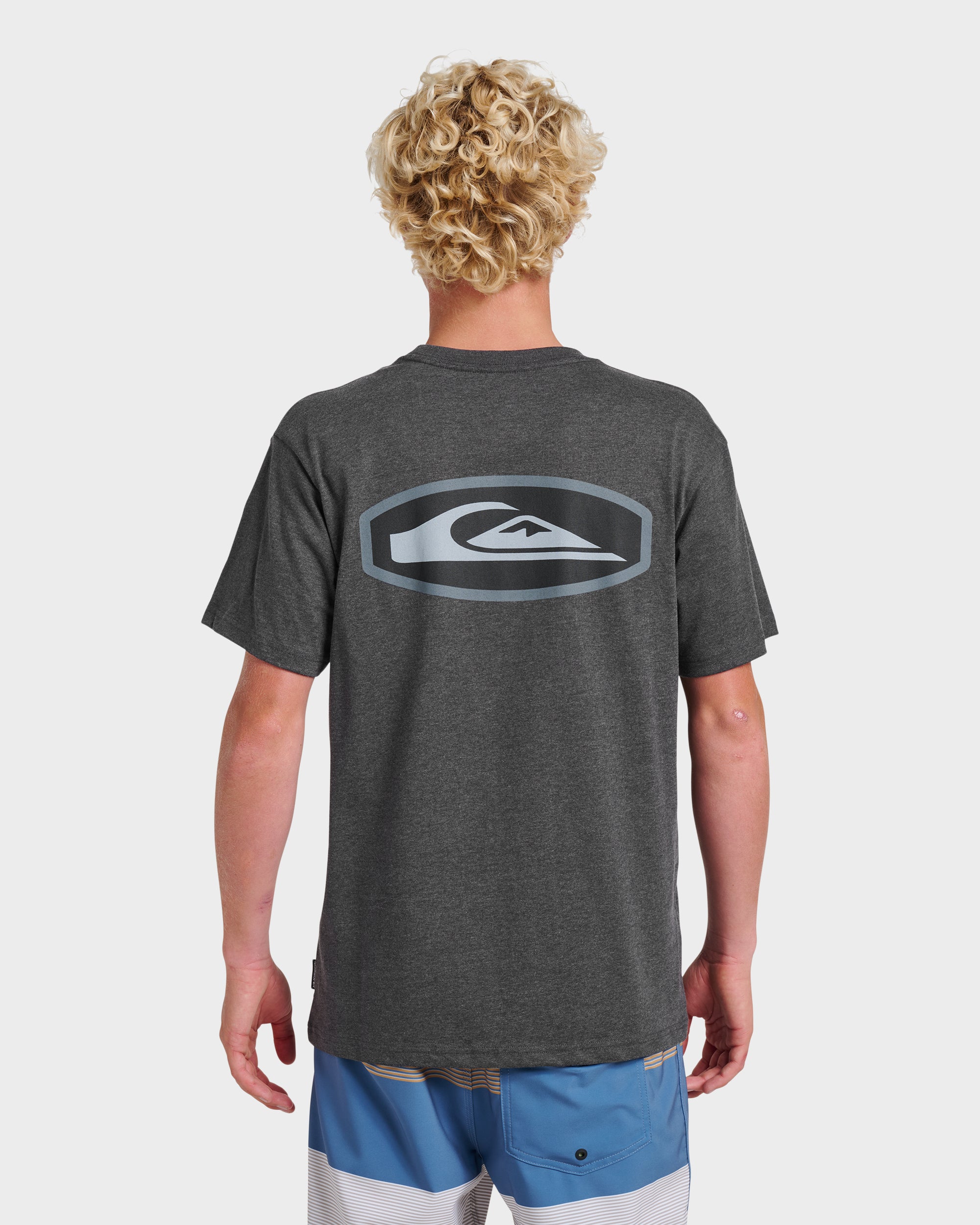 Stadium Emblem Classic T-shirt - Charcoal Heather - Image 2