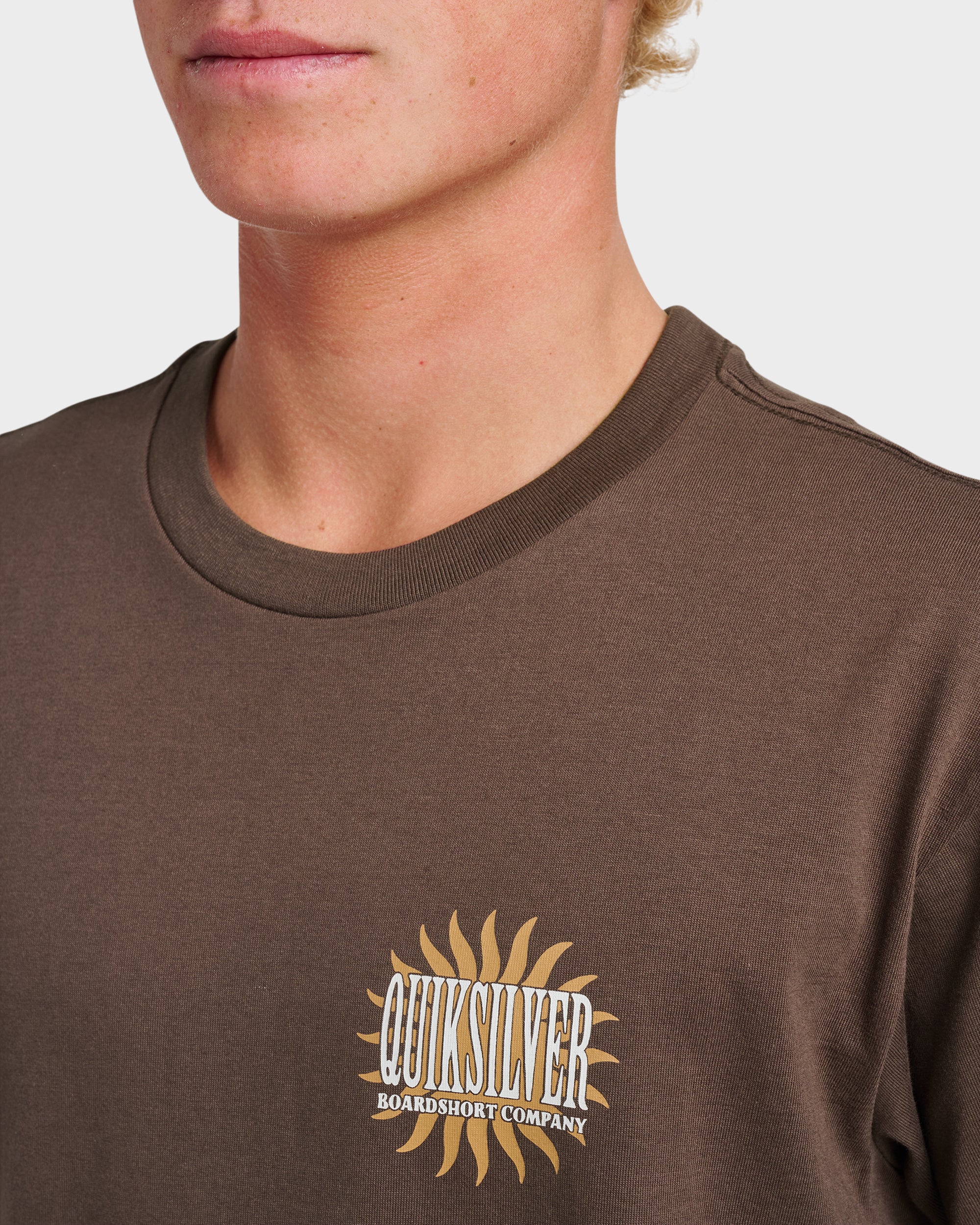 Sunny Side Up Classic T-shirt - Chocolate Brown - Image 6