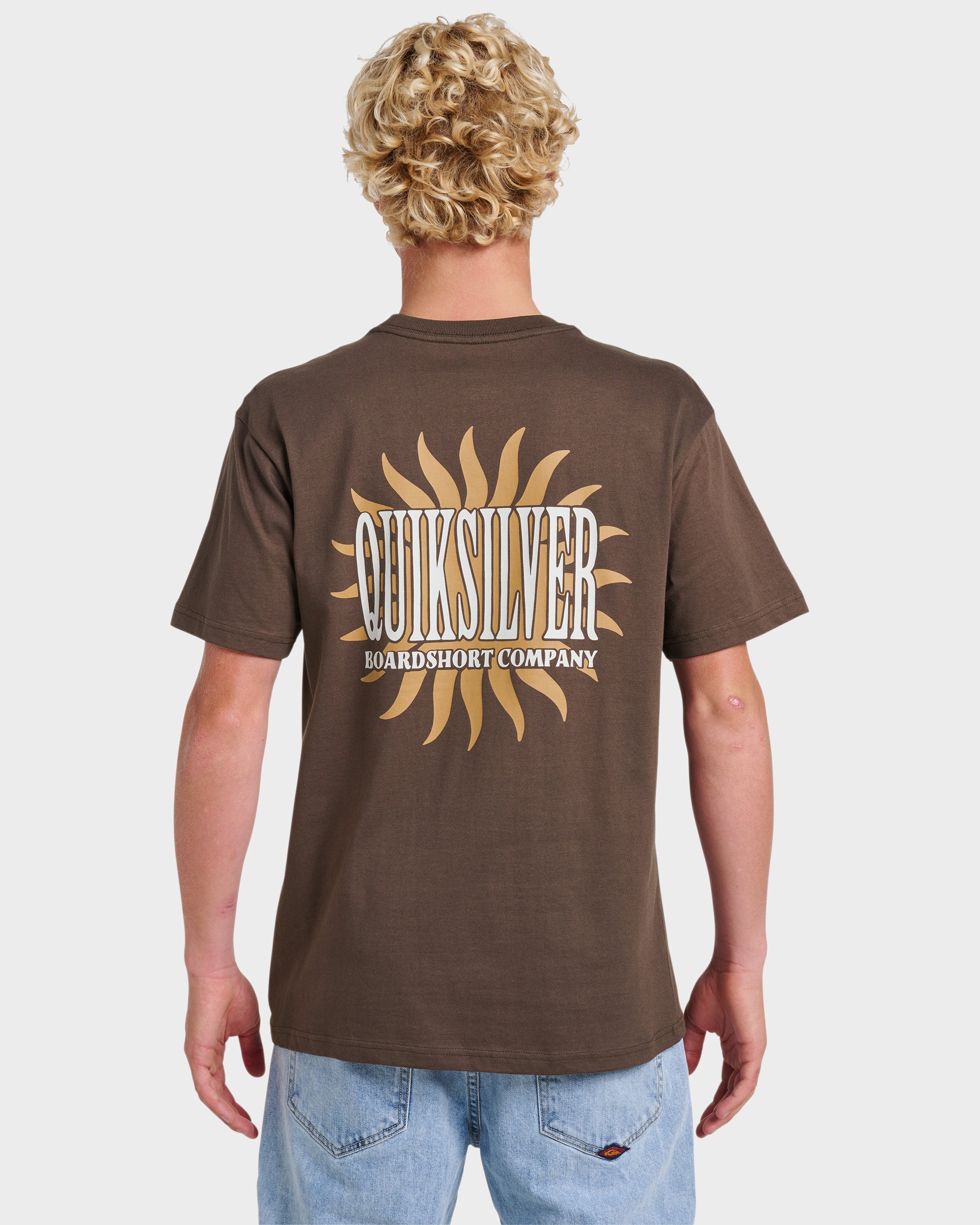 Sunny Side Up Classic T-shirt - Chocolate Brown - Image 4