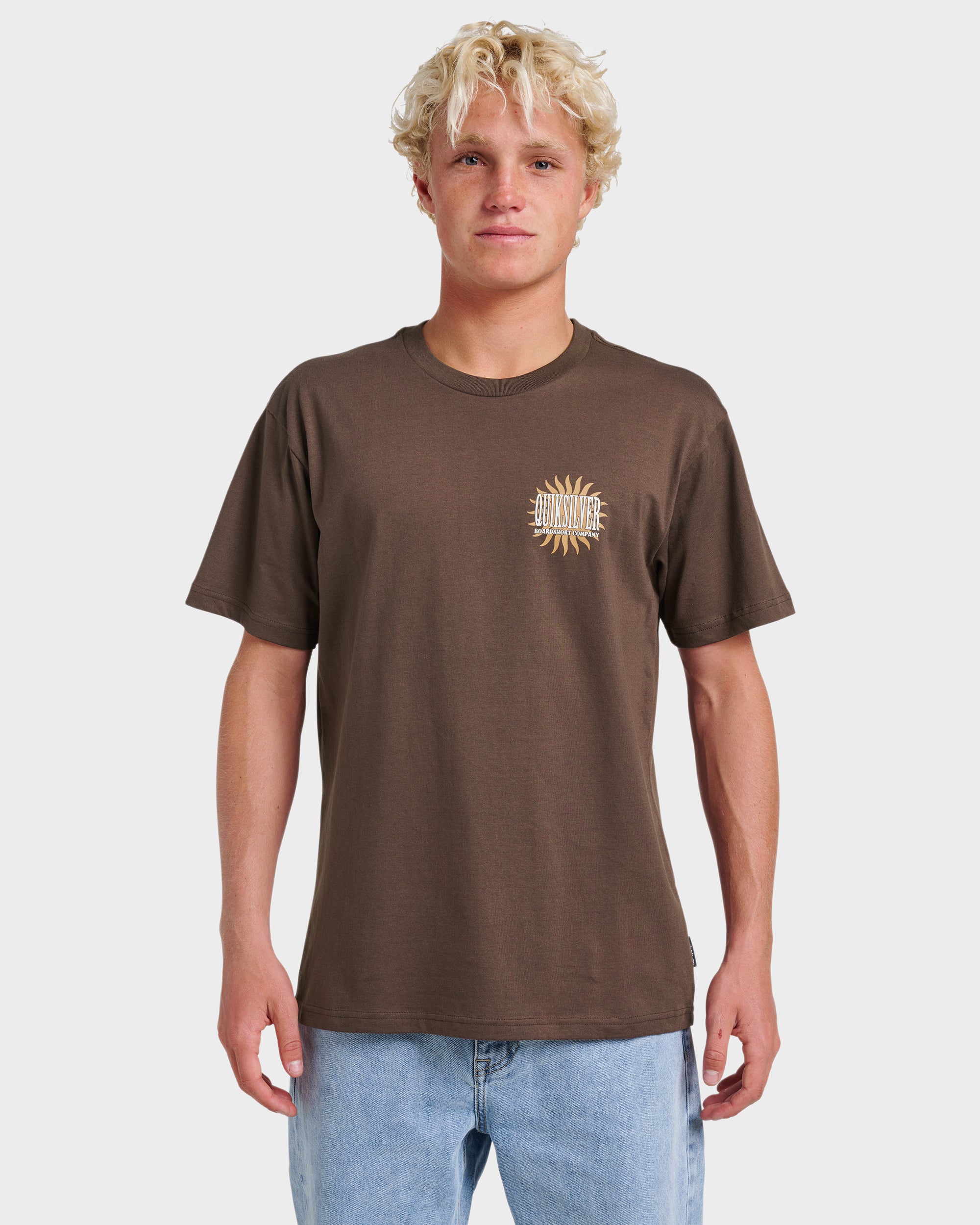 Sunny Side Up Classic T-shirt - Chocolate Brown - Image 3