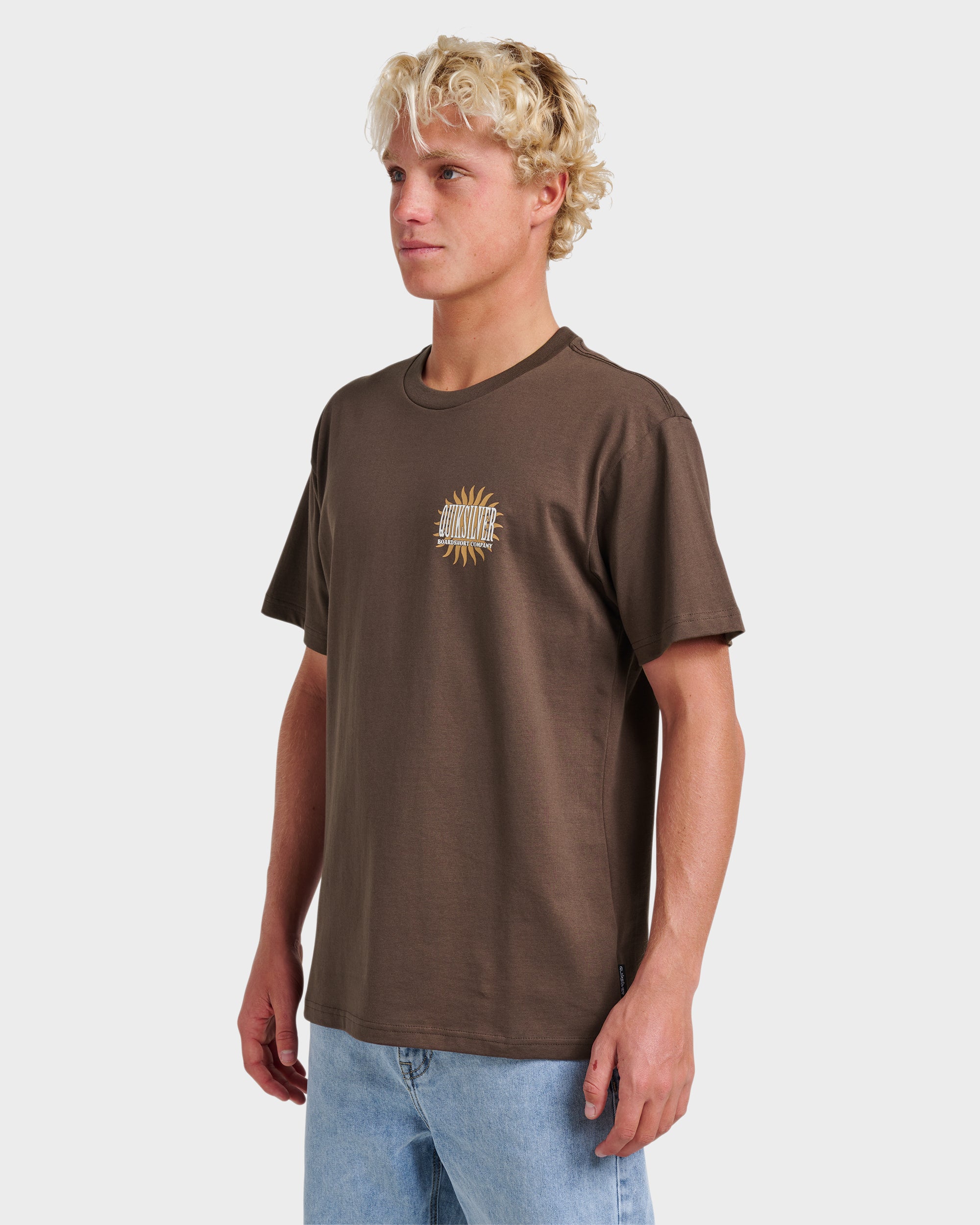 Sunny Side Up Classic T-shirt - Chocolate Brown - Image 5