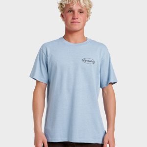 Mechanics Script Classic T-shirt - Ashley Blue Heather