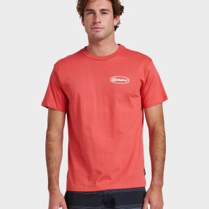Mechanics Script Classic T-shirt - Mineral Red