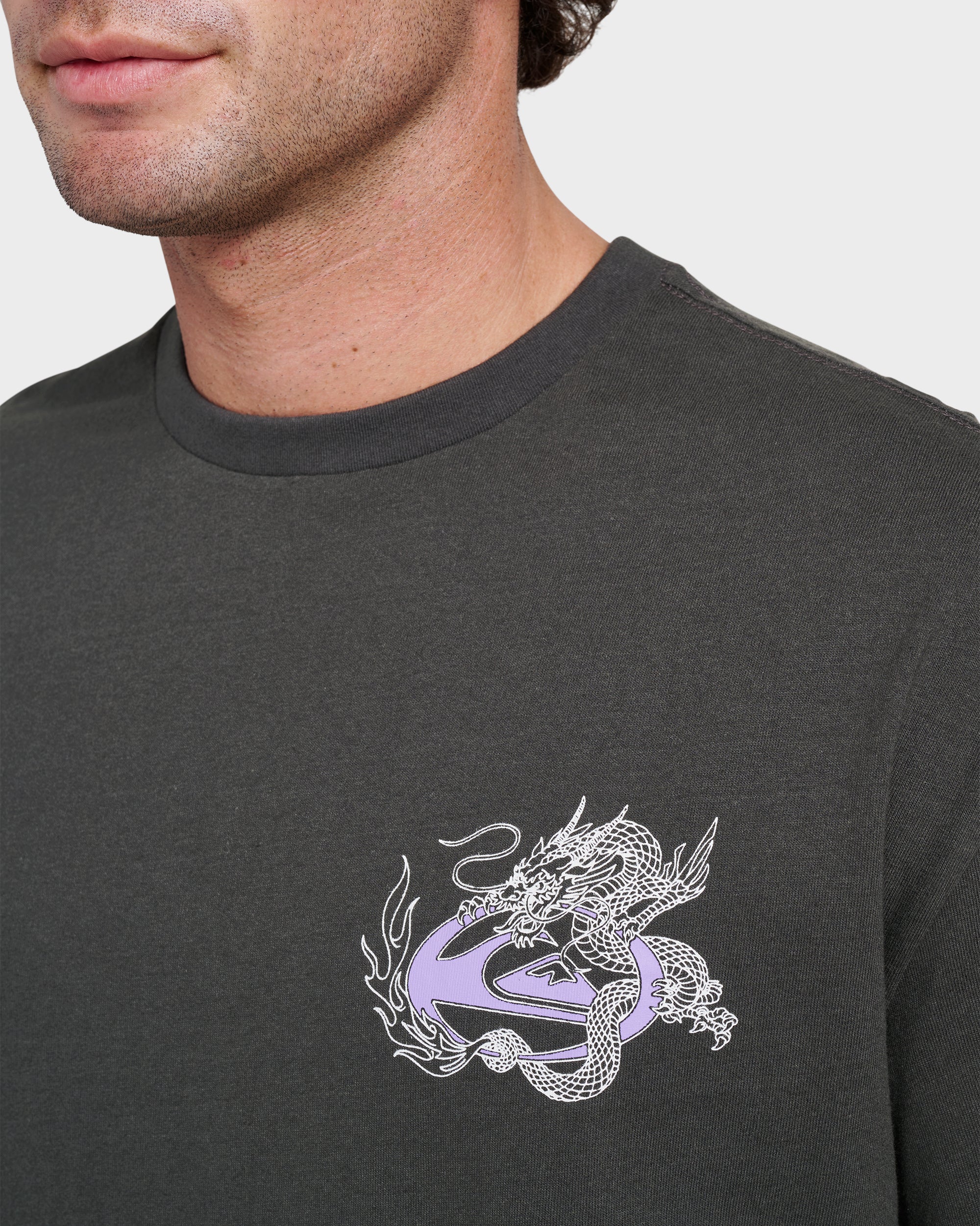 Dragon Master Heavy Weight T-shirt - Phantom - Image 4