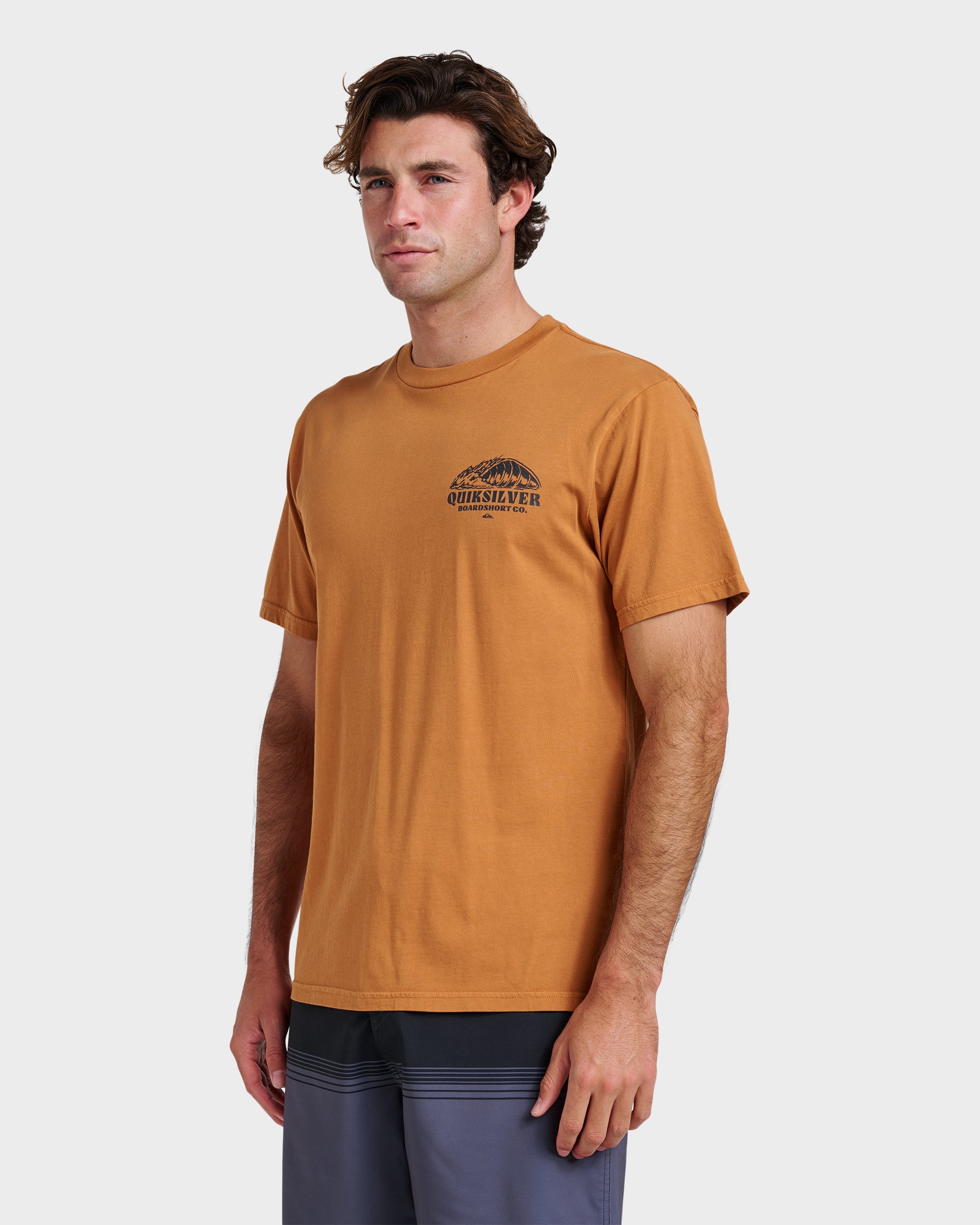 Going Leftpigment Dye T-Shirt - Almond - Image 3