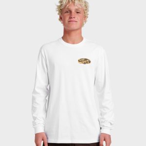 Impaired Camo Long Sleeve T-shirt - White