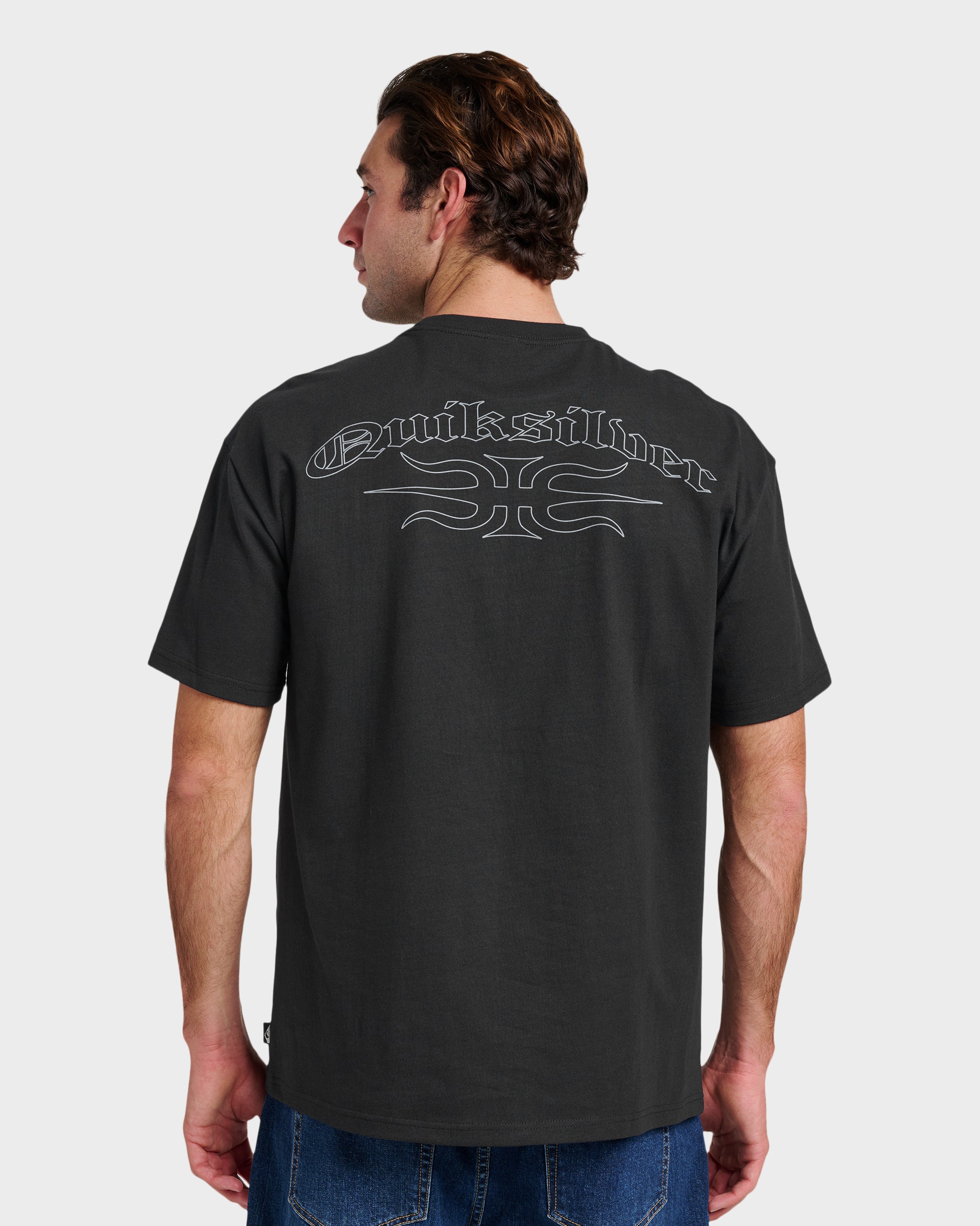 Stretch Tribal Mercury T-Shirt - Black - Image 3