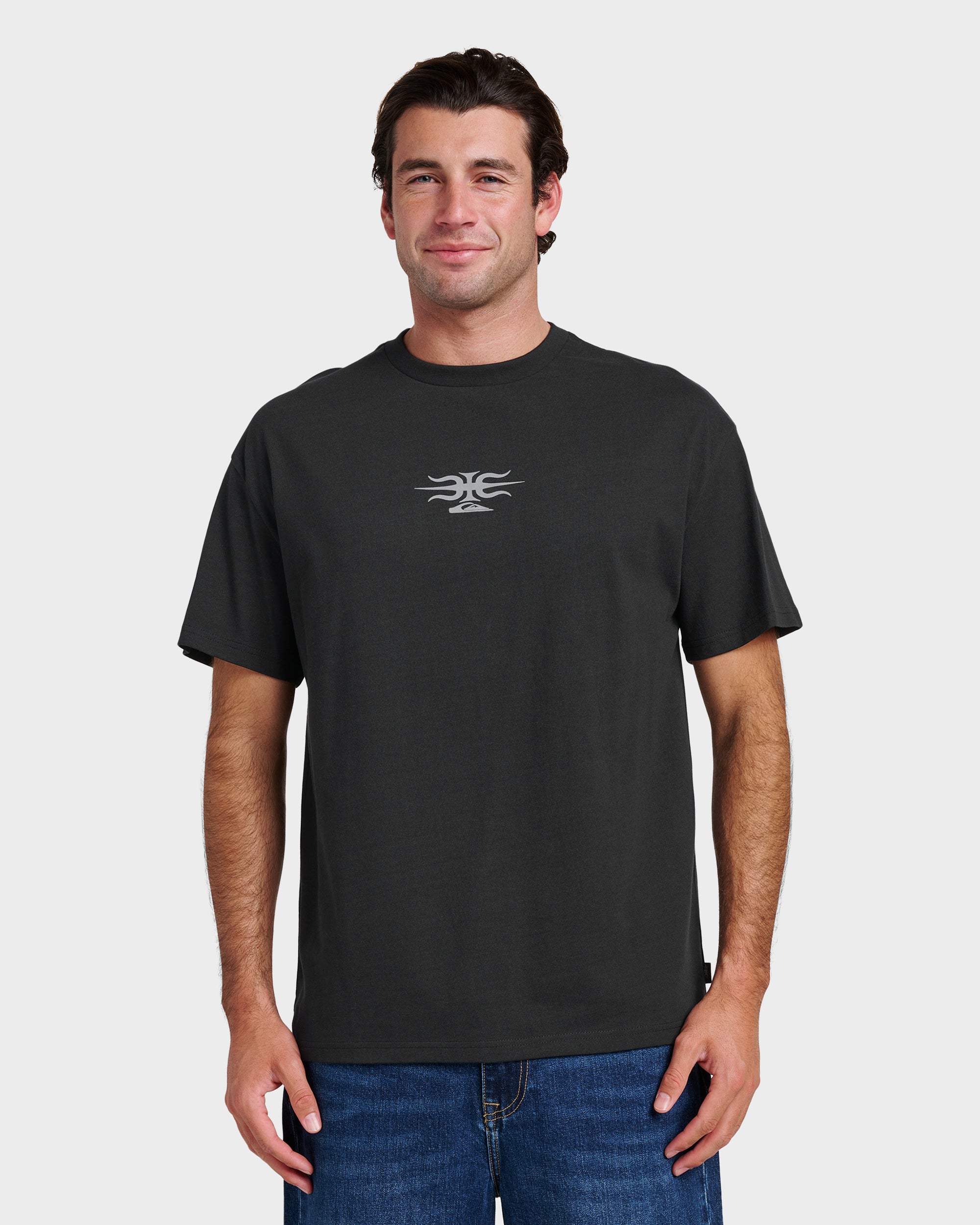 Stretch Tribal Mercury T-Shirt - Black - Image 2