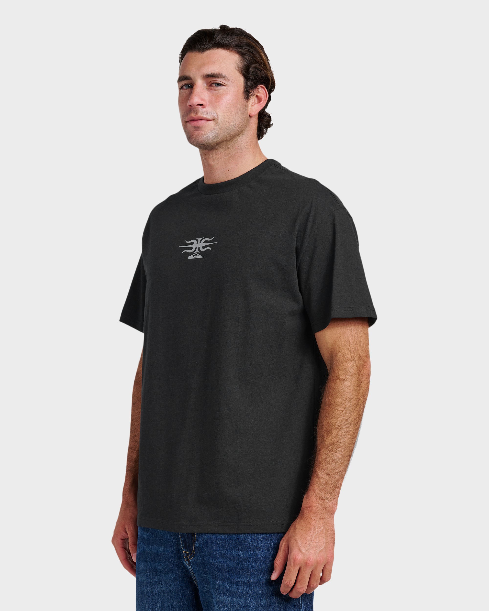 Stretch Tribal Mercury T-Shirt - Black - Image 4