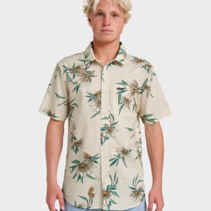 Costal Flora Classic Short Sleeve Shirt - Moonstruck