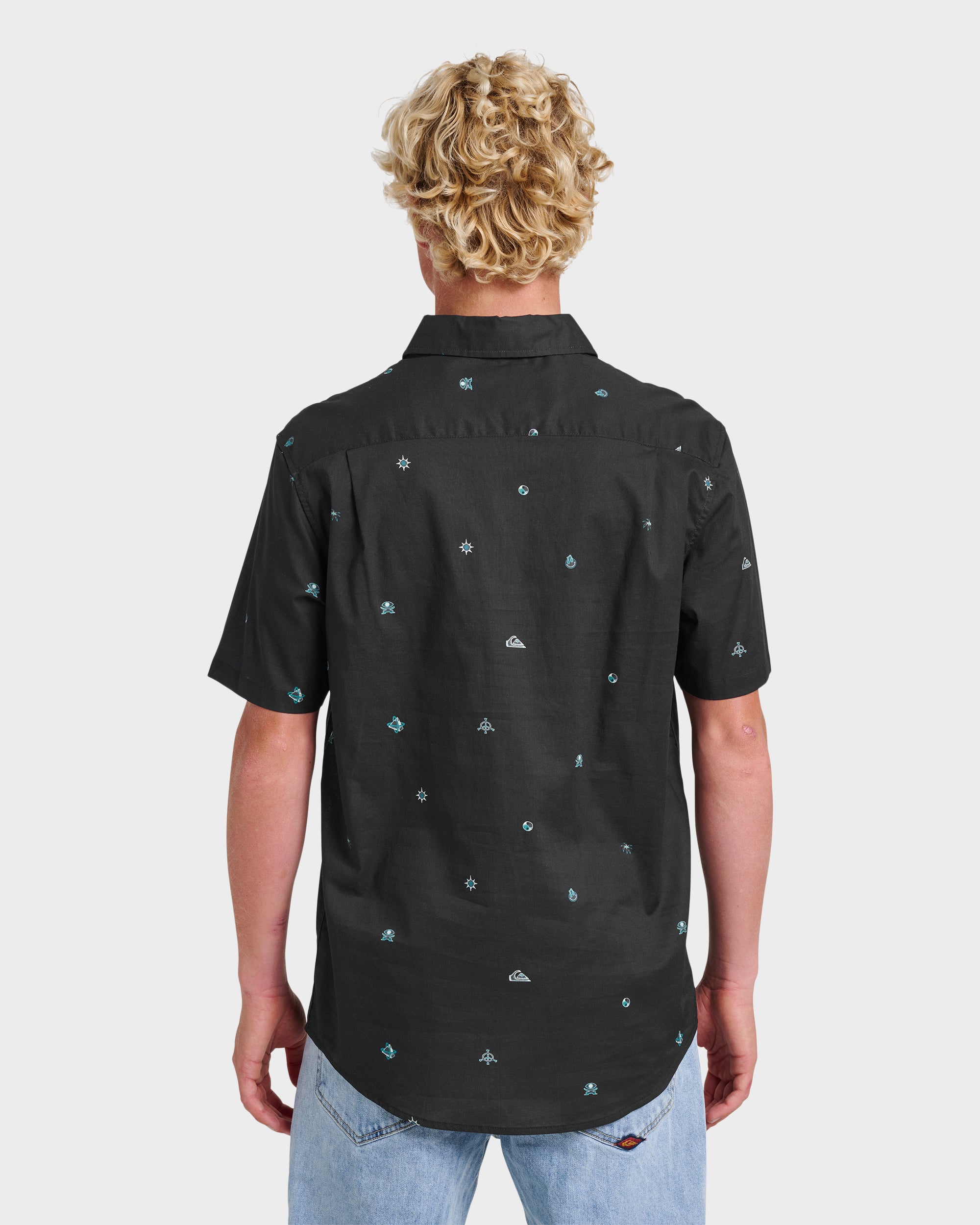 Mini Dimensions Classic Short Sleeve Shirt - Black - Image 2