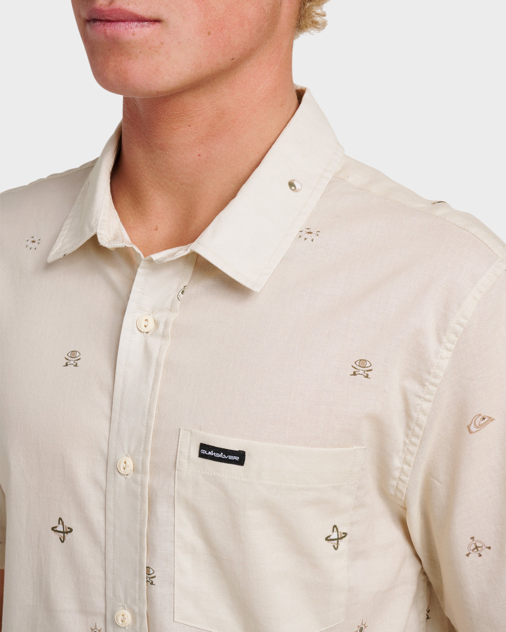 Mini Dimensions Classic Short Sleeve Shirt - Silver Birch - Image 4