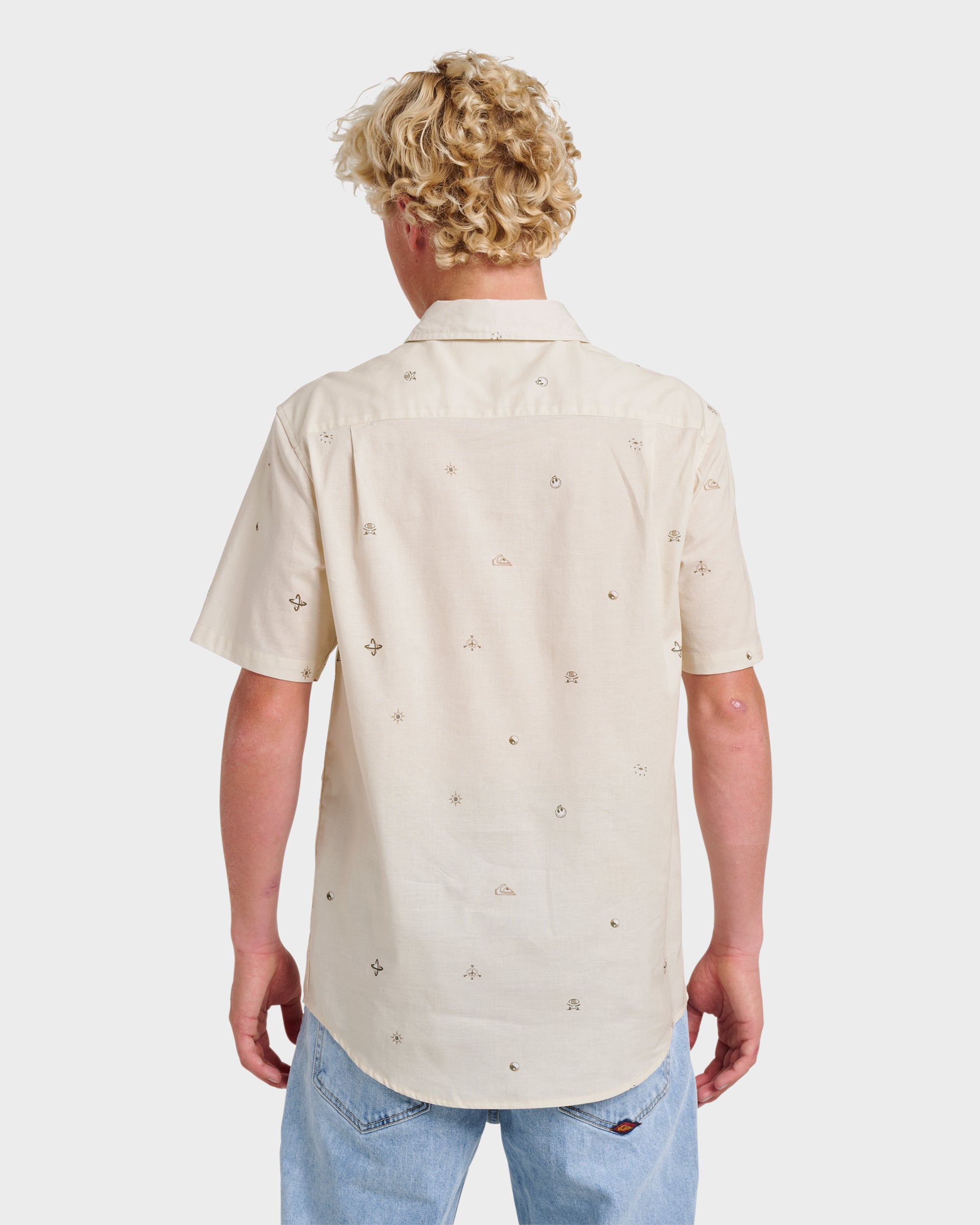 Mini Dimensions Classic Short Sleeve Shirt - Silver Birch - Image 2