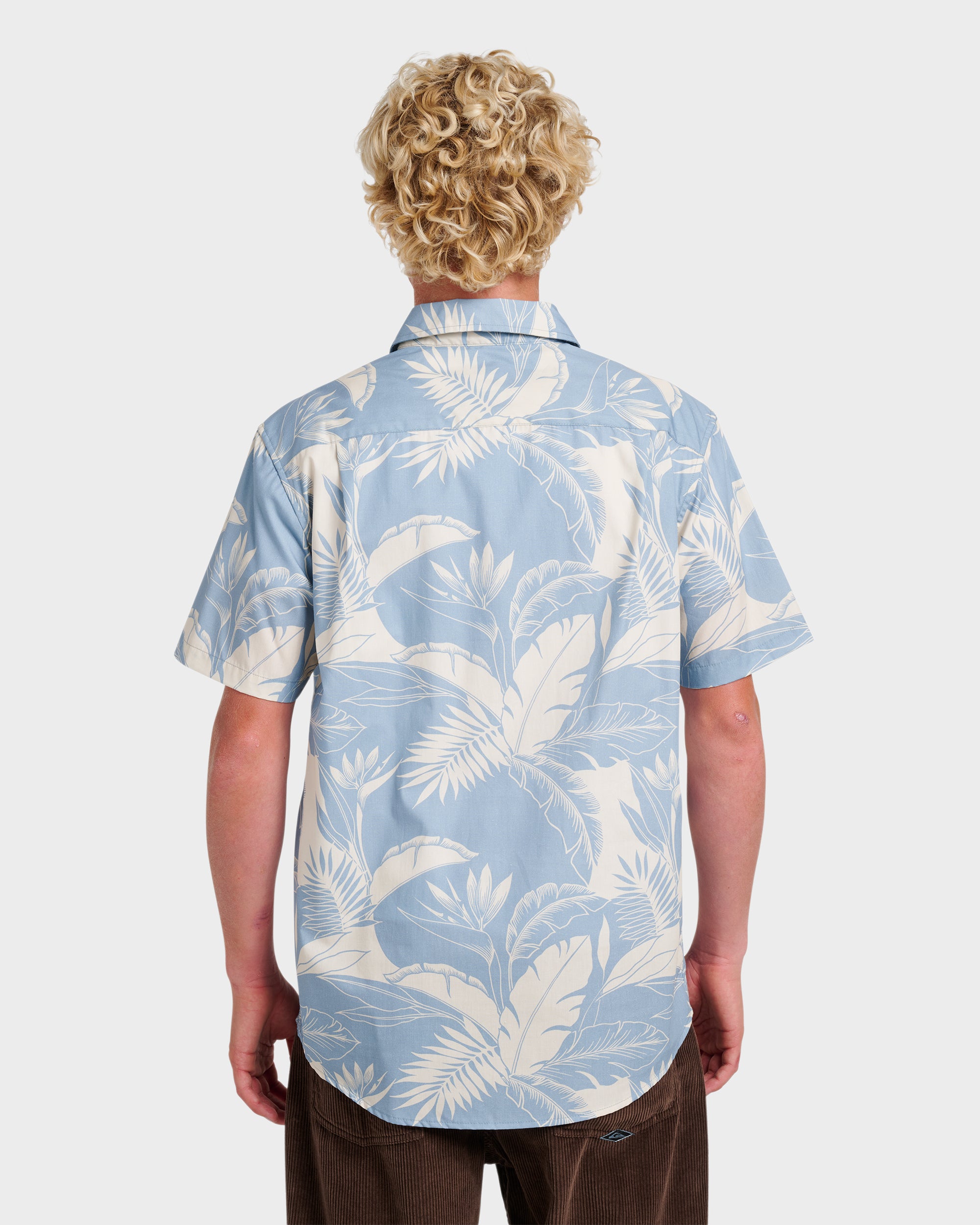 Kahanu Classic Short Sleeve Shirt - Ashley Blue - Image 2