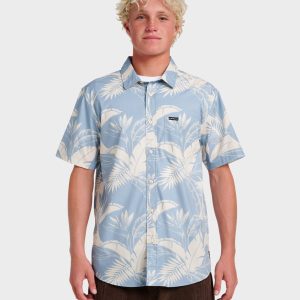 Kahanu Classic Short Sleeve Shirt - Ashley Blue