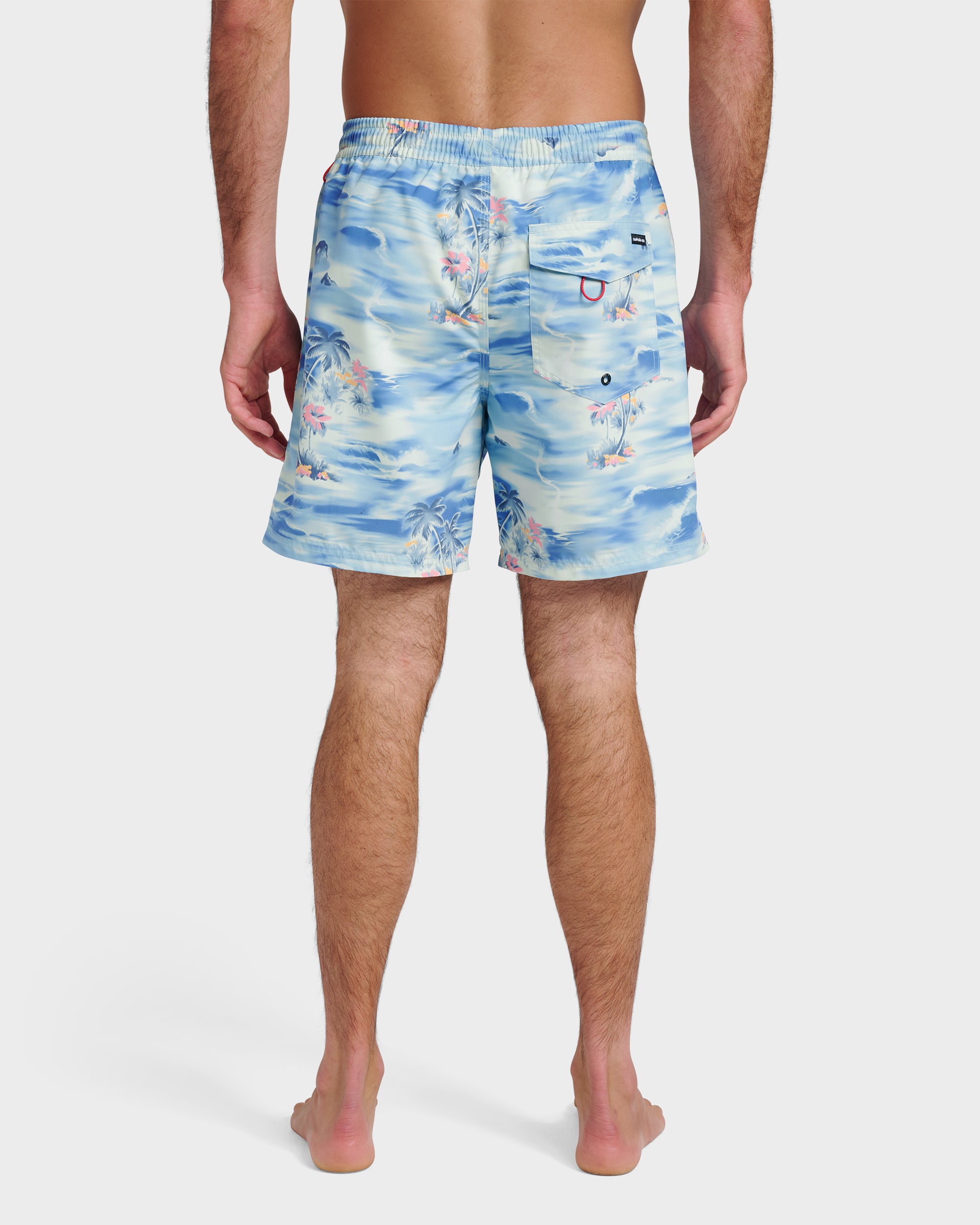 Everyday Tropical Surf 17 Swim Trunks - Total Eclipse - Image 2
