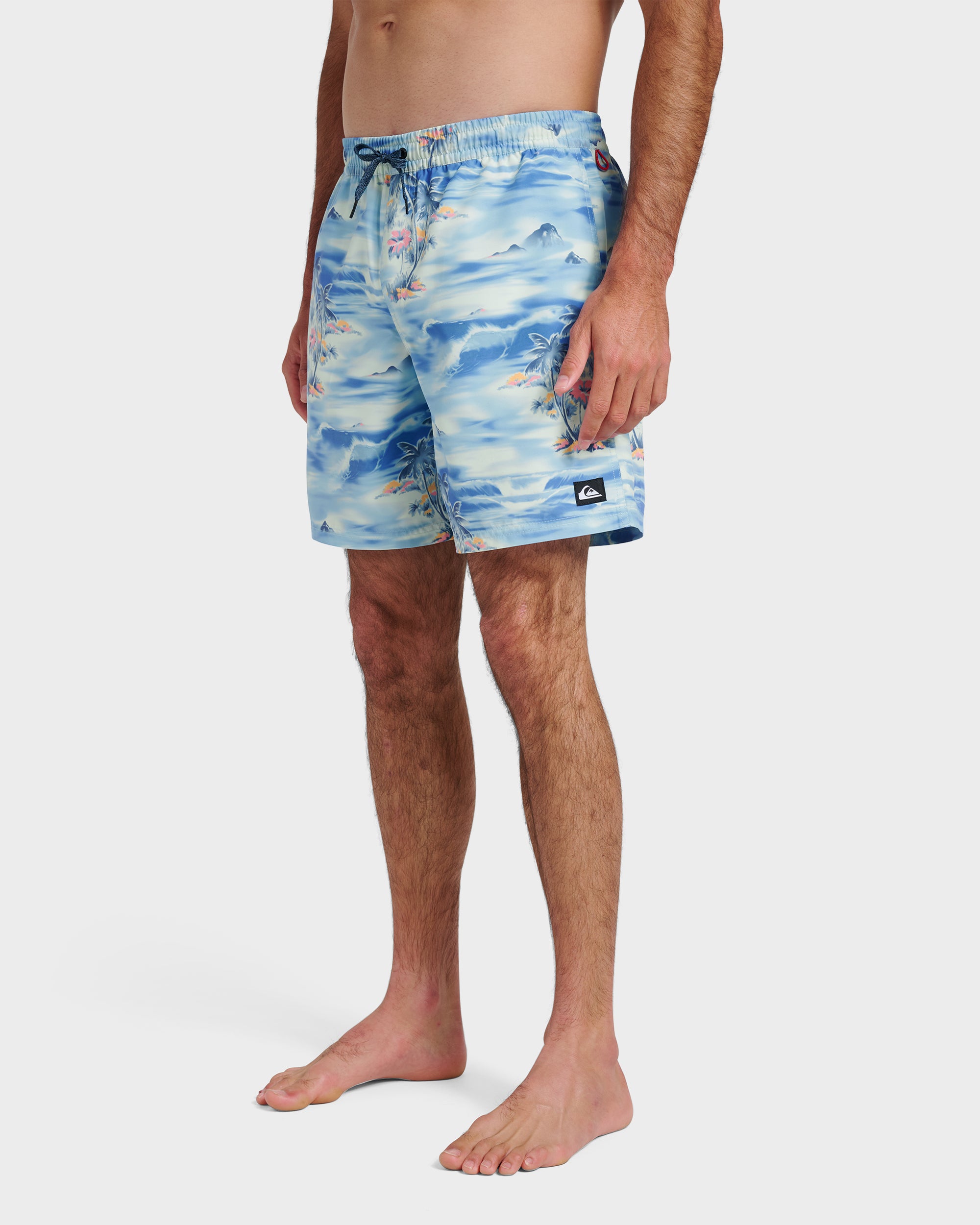 Everyday Tropical Surf 17 Swim Trunks - Total Eclipse - Image 3