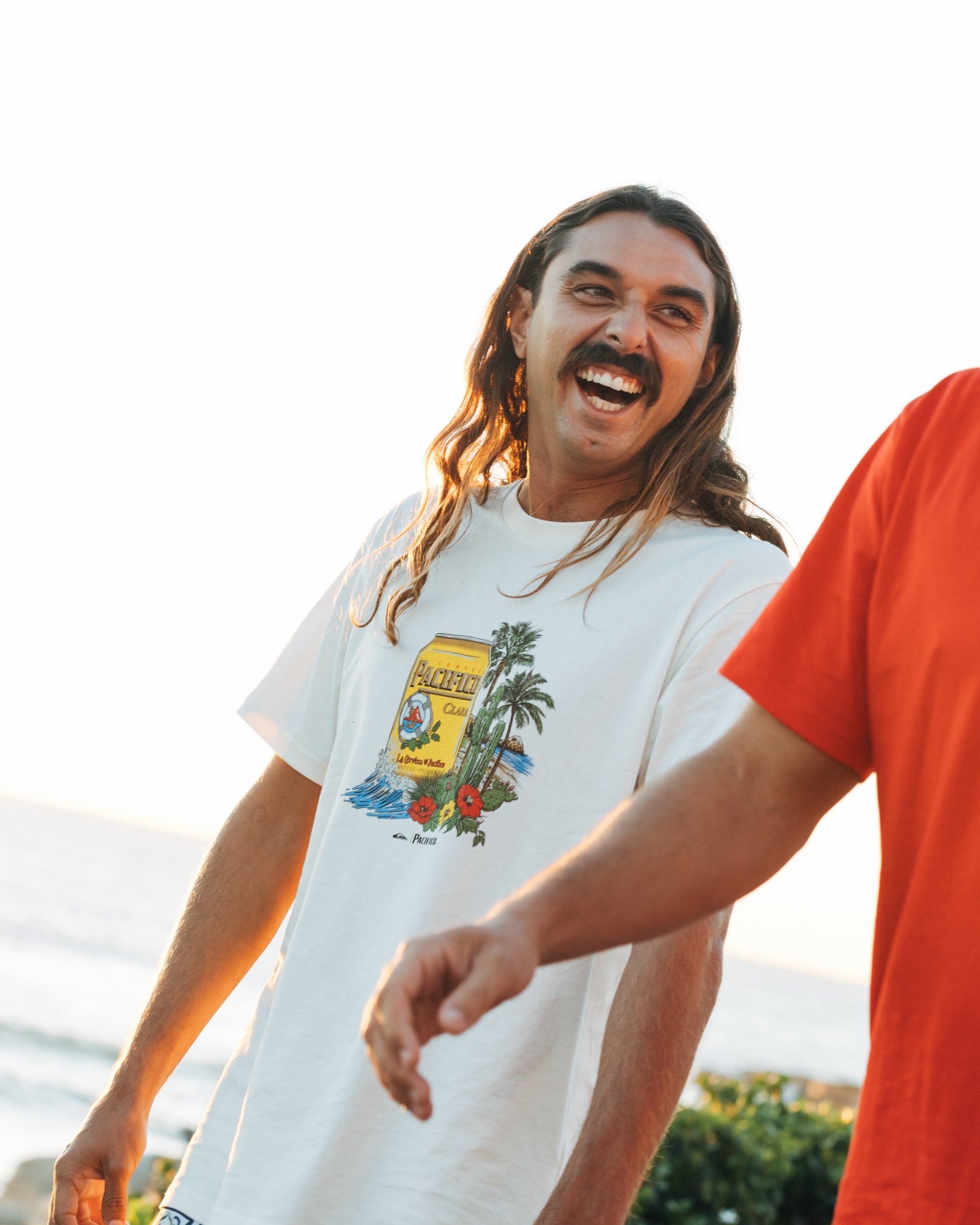 Quiksilver x Pacifico Sunstroke T-Shirt - Tofu - Image 2