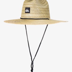 Pierside Straw Lifeguard Hat - Natural