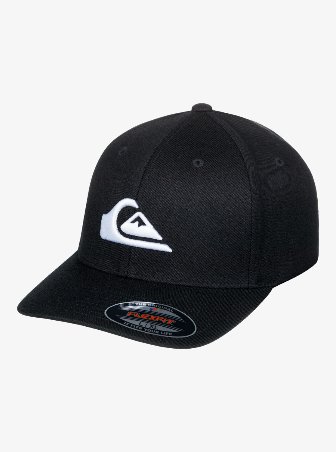Mountain And Wave Flexfit Hat - Black/White - Image 5