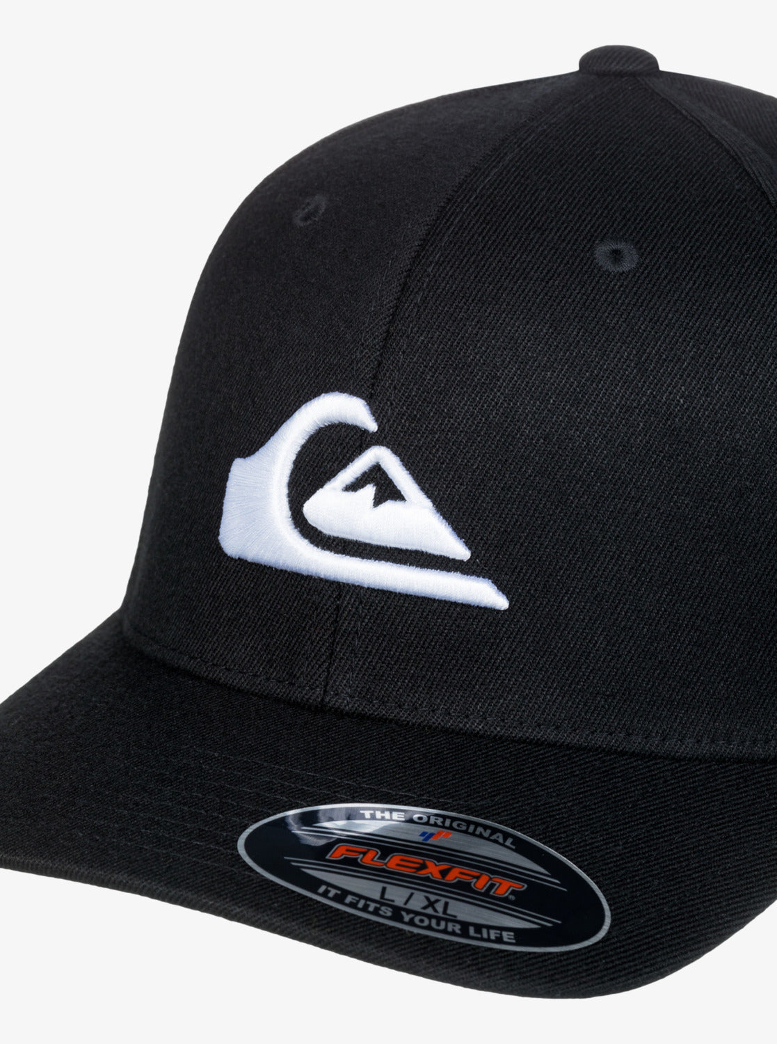 Mountain And Wave Flexfit Hat - Black/White - Image 7