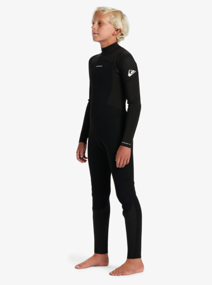 5/4/3 Prologue Boys Back Zip Wetsuit - Black - Image 2