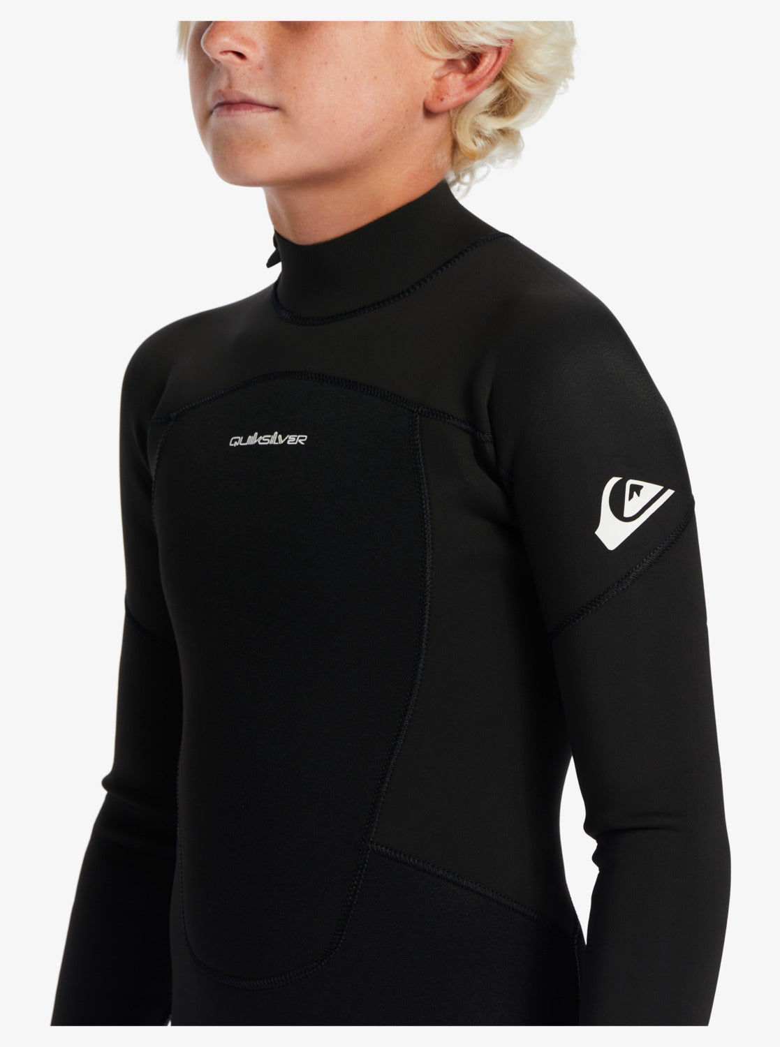 5/4/3 Prologue Boys Back Zip Wetsuit - Black - Image 3