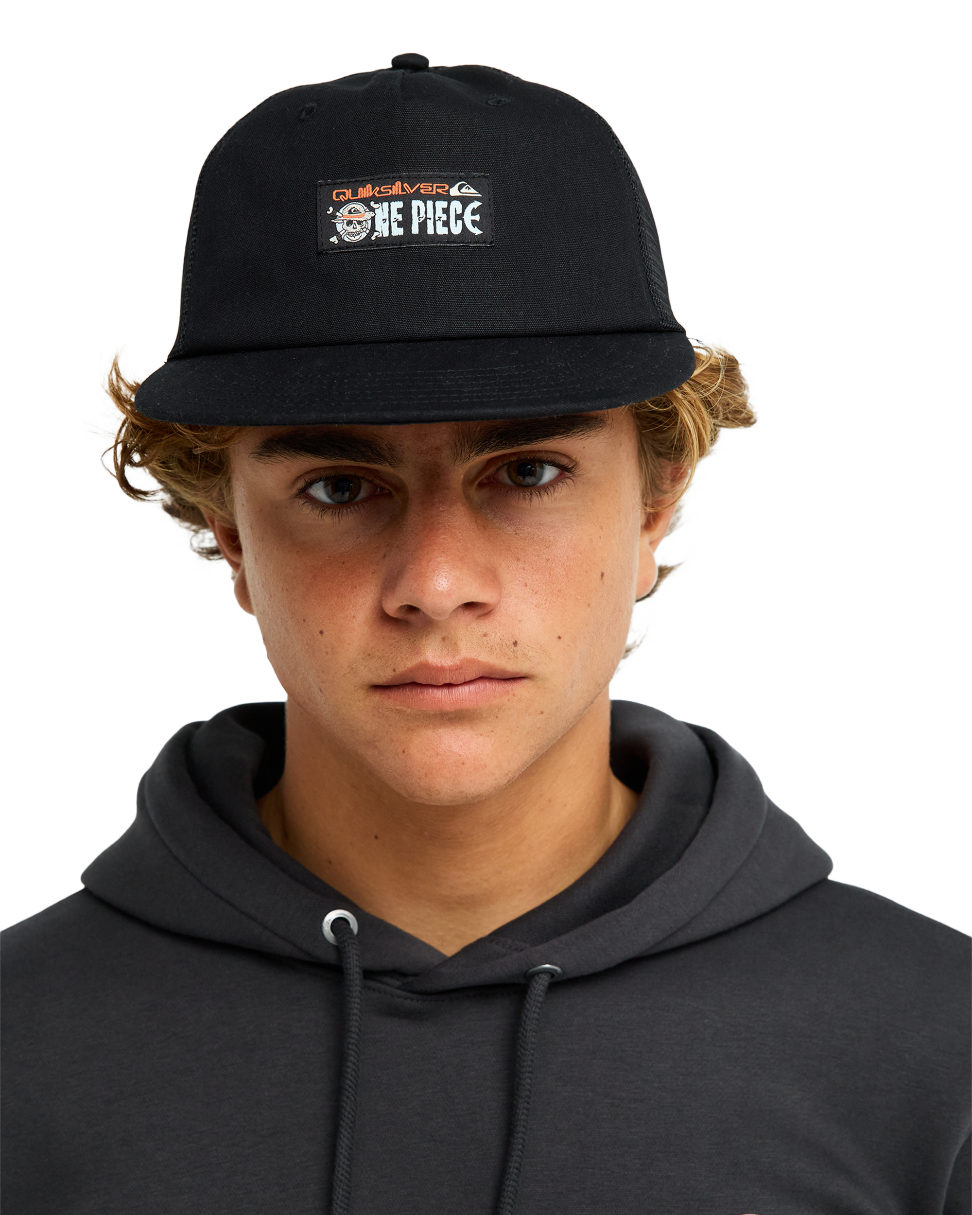 One Piece Drifter Trucker Cap - Black